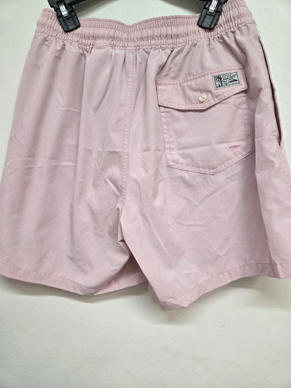 Polo by Ralph Lauren Light Pink Athletic Shorts with Green Pony